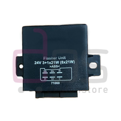 Flasher Relay 1578869.Suitable for 4787201,1587991,1089286,389482,02446648,0025440432,0025447932,81253106002,85200012041, 88253106002,105610602.
