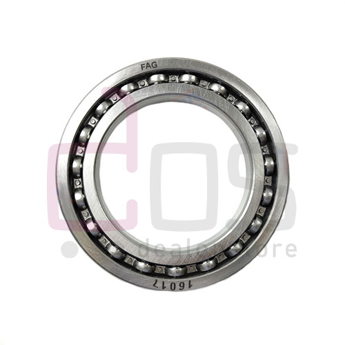 Deep Groove Ball Bearing 16017. Part Number 16017. Also known as 0167011860000. Brand FAG. Dimension 85x130x14 mm. Weight 0.621 Kg.
