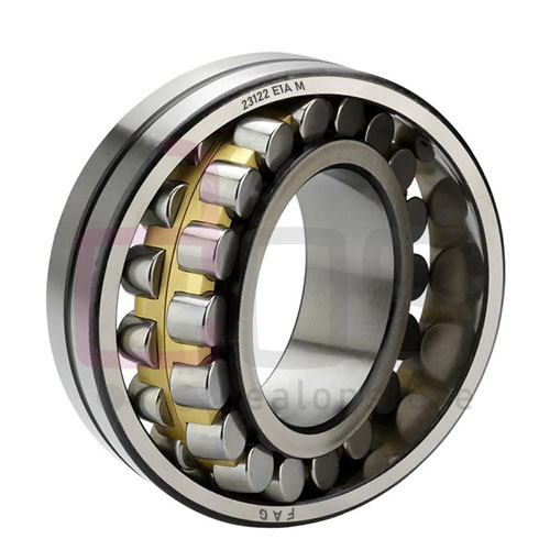 Spherical Roller Bearing 23122E1AM. Brand FAG. Dimension 110x180x56 mm, OEM/Aftermarket - OEM. Also known as 23122-E1A-M. Weight 5.510 Kg.