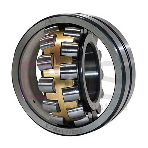 Spherical Roller Bearing 23224E1KMC3. Part Number 23224-E1-KM-C3, 23224 E1 KM C3. Brand FAG. Dimension 130x230x80 mm. Weight 13.310 Kg.